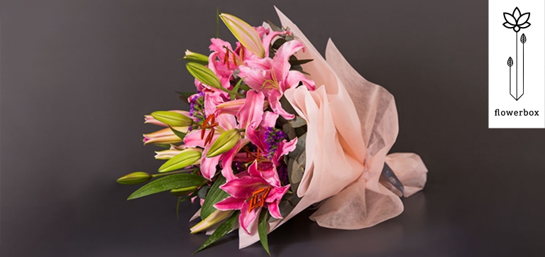 Exotic flowers arranged in a luxury bouquet with premium blooms